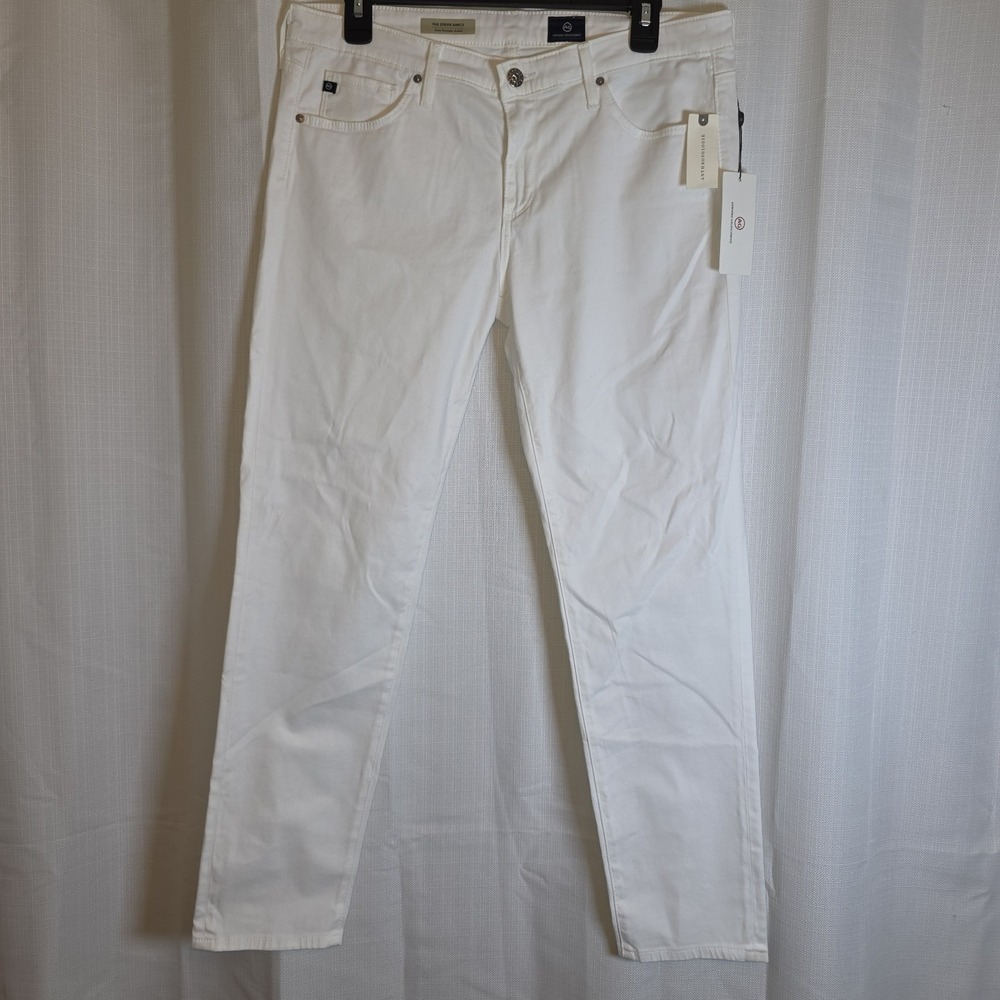 AG Adriano Goldschmied Anthro the Stevie ankle slim straight leg  size 30 NWT